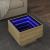 Masă laterală cu LED, stejar sonoma, 40x40x30 cm, lemn compozit GartenMobel Dekor
