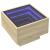 Masă laterală cu LED, stejar sonoma, 40x40x30 cm, lemn compozit GartenMobel Dekor