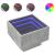 Masă laterală cu LED, gri beton, 40x40x30 cm, lemn prelucrat GartenMobel Dekor
