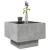Masă laterală cu LED, gri beton, 40x40x30 cm, lemn prelucrat GartenMobel Dekor