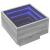 Masă laterală cu LED, sonoma gri, 40x40x30 cm, lemn prelucrat GartenMobel Dekor