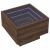 Masă laterală cu LED, stejar maro, 40x40x30 cm, lemn prelucrat GartenMobel Dekor
