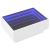 Măsuță de cafea cu LED, alb, 70x50x30 cm, lemn prelucrat GartenMobel Dekor
