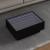 Măsuță de cafea cu LED, negru, 70x50x30 cm, lemn prelucrat GartenMobel Dekor