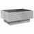 Măsuță de cafea cu LED, gri beton, 70x50x30 cm, lemn prelucrat GartenMobel Dekor