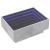 Măsuță de cafea cu LED, gri beton, 70x50x30 cm, lemn prelucrat GartenMobel Dekor