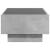 Măsuță de cafea cu LED, gri beton, 70x50x30 cm, lemn prelucrat GartenMobel Dekor