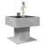 Măsuță de cafea cu LED, gri beton, 50x50x45 cm, lemn prelucrat GartenMobel Dekor