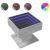 Măsuță de cafea cu LED sonoma gri 50x50x45cm lemn prelucrat GartenMobel Dekor