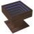 Măsuță de cafea cu LED stejar maro 50x50x45 cm lemn prelucrat GartenMobel Dekor