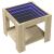 Măsuță de cafea cu LED stejar sonoma 53x53x45 cm lemn prelucrat GartenMobel Dekor