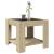 Măsuță de cafea cu LED stejar sonoma 53x53x45 cm lemn prelucrat GartenMobel Dekor