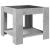 Măsuță de cafea cu LED, gri beton, 53x53x45 cm, lemn prelucrat GartenMobel Dekor