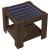 Măsuță de cafea cu LED stejar maro 53x53x45 cm lemn prelucrat GartenMobel Dekor