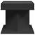 Măsuță de cafea cu LED, negru, 50x50x45 cm, lemn prelucrat GartenMobel Dekor