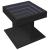 Măsuță de cafea cu LED, negru, 50x50x45 cm, lemn prelucrat GartenMobel Dekor
