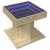 Măsuță de cafea cu LED stejar sonoma 50x50x45 cm lemn prelucrat GartenMobel Dekor