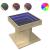 Măsuță de cafea cu LED stejar sonoma 50x50x45 cm lemn prelucrat GartenMobel Dekor