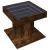 Măsuță de cafea cu LED stejar fumuriu 50x50x45cm lemn prelucrat GartenMobel Dekor