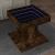 Măsuță de cafea cu LED stejar fumuriu 50x50x45cm lemn prelucrat GartenMobel Dekor