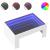 Măsuță de cafea cu LED infinity, alb, 70x50x30 cm GartenMobel Dekor