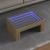 Măsuță de cafea cu LED infinity, stejar sonoma, 70x50x30 cm GartenMobel Dekor