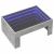 Măsuță de cafea cu LED infinity, gri beton, 70x50x30 cm GartenMobel Dekor