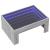 Măsuță de cafea cu LED infinity, gri sonoma, 70x50x30 cm GartenMobel Dekor
