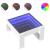Măsuță de cafea cu LED infinity, alb, 50x53x30 cm GartenMobel Dekor