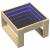 Măsuță de cafea cu LED infinity, stejar sonoma, 50x53x30 cm GartenMobel Dekor