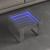 Măsuță de cafea cu LED infinity, gri beton, 50x53x30 cm GartenMobel Dekor