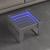 Măsuță de cafea cu LED infinity, gri sonoma, 50x53x30 cm GartenMobel Dekor