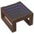 Măsuță de cafea cu LED infinity, stejar maro, 50x53x30 cm GartenMobel Dekor