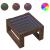 Măsuță de cafea cu LED infinity, stejar maro, 50x53x30 cm GartenMobel Dekor