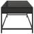 Măsuță de cafea cu LED infinity, negru, 70x50x41 cm GartenMobel Dekor