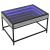 Măsuță de cafea cu LED infinity, gri sonoma, 70x50x41 cm GartenMobel Dekor