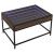 Măsuță de cafea cu LED infinity, stejar maro, 70x50x41 cm GartenMobel Dekor