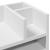 Organizator de birou, alb, 44,5x24x25 cm, lemn prelucrat GartenMobel Dekor