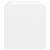 Organizator de birou, alb, 44,5x24x25 cm, lemn prelucrat GartenMobel Dekor