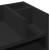 Organizator birou, negru, 44,5x24x25 cm lemn prelucrat GartenMobel Dekor