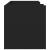 Organizator birou, negru, 44,5x24x25 cm lemn prelucrat GartenMobel Dekor