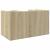 Organizator birou, stejar sonoma, 44,5x24x25 cm lemn prelucrat GartenMobel Dekor