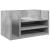 Organizator birou, gri beton, 44,5x24x25 cm lemn prelucrat GartenMobel Dekor