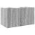 Organizator birou, gri sonoma, 44,5x24x25 cm lemn prelucrat GartenMobel Dekor