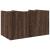 Organizator birou, stejar maro, 44,5x24x25 cm lemn prelucrat GartenMobel Dekor