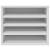 Organizator de birou, alb, 36x26x29,5 cm, lemn prelucrat GartenMobel Dekor