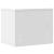 Organizator de birou, alb, 36x26x29,5 cm, lemn prelucrat GartenMobel Dekor