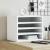 Organizator de birou, alb, 36x26x29,5 cm, lemn prelucrat GartenMobel Dekor