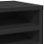Organizator de birou, negru, 36x26x29,5 cm, lemn prelucrat GartenMobel Dekor