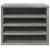 Organizator birou, gri beton, 36x26x29,5 cm lemn prelucrat GartenMobel Dekor